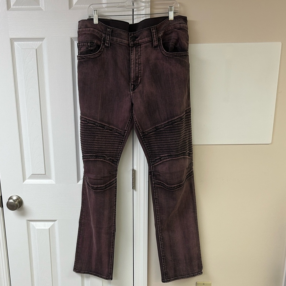 True Religion Geno Slim Moto Jeans